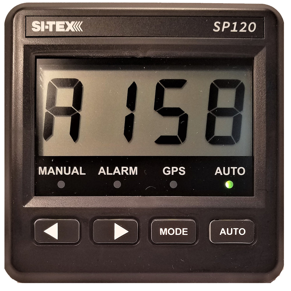 SI-TEX SP-120 System w/Rudder Feedback  Remote Mechanical Drive - 1994 + Mercury IO/Volvo Gas