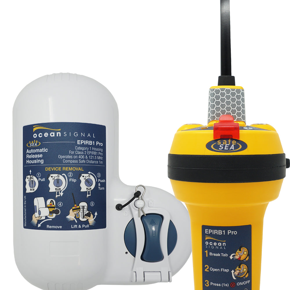 Ocean Signal SafeSea EPIRB1 Pro - Float-Free Category 1 EPIRB