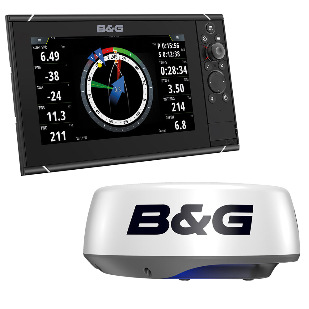 BG Zeus3S 9 - 9" MFD Bundle w/HALO20+ Radar [000-15561-001] | Radars by B&G 