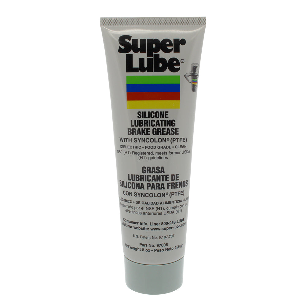 Super Lube Silicone Lubricating Brake Grease w/Syncolon (PTFE) - 8oz Tube [97008]