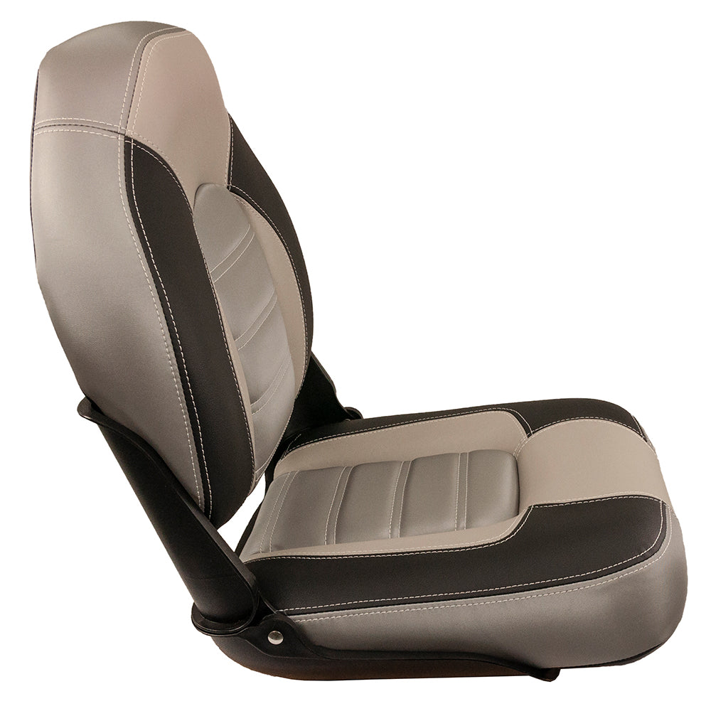 Springfield Skipper Premium HB Folding Seat - Charcoal/Grey [1061063-B]