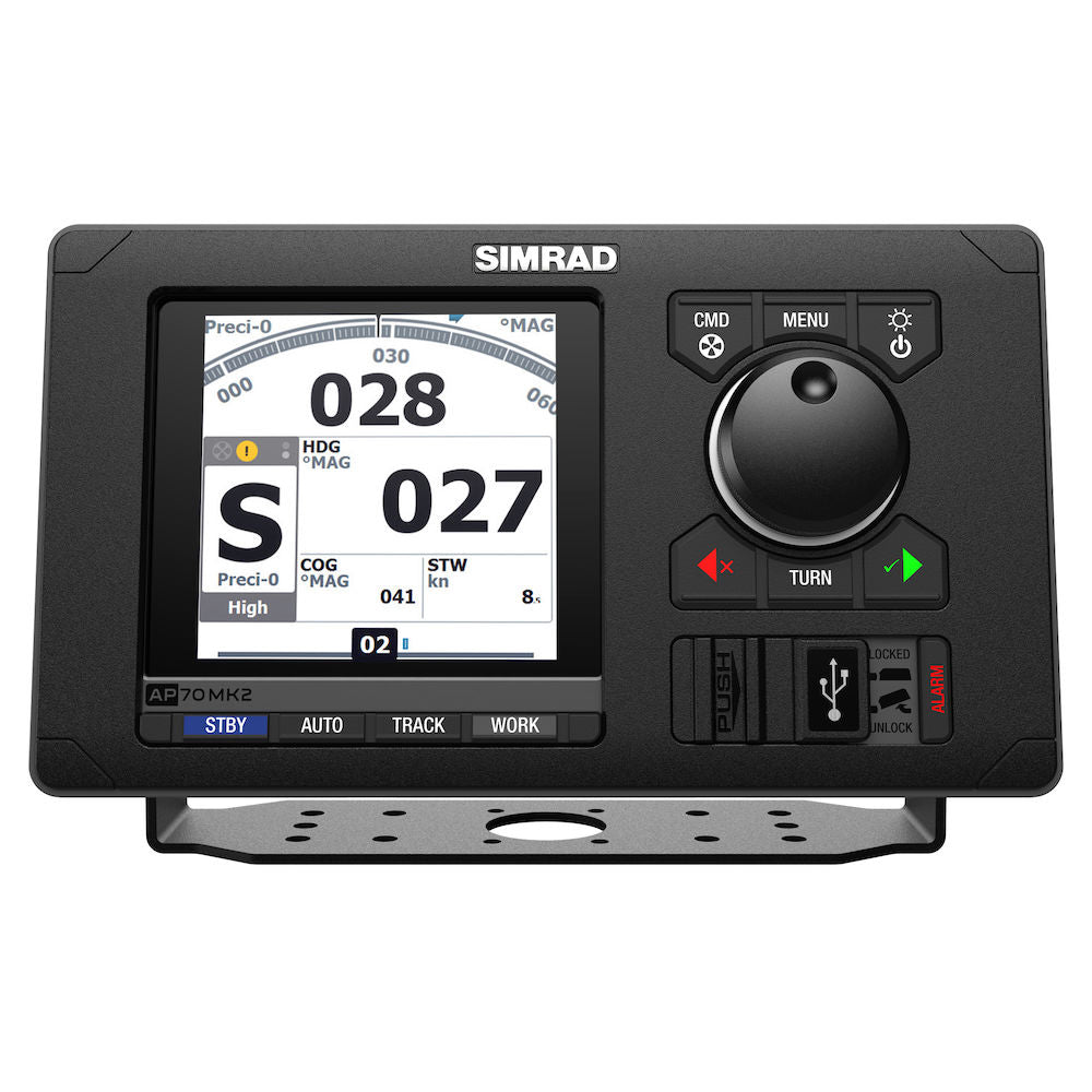 Simrad AP70 MK2 Autopilot IMO Pack f/Solenoid - Includes AP70 MK2 Control Head  AC80S Course Computer [000-15040-001] | Autopilots by Simrad 