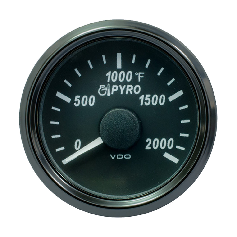 VDO SingleViu 52mm (2-1/16") Exhaust Gas Temp. Gauge - 2000F [A2C3833040030]