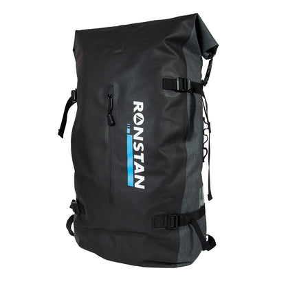 Ronstan Dry Roll Top - 55L Backpack - Black  Grey [RF4014]