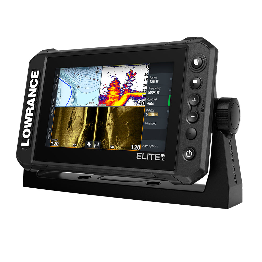 Lowrance Elite FS 7 Chartplotter/Fishfinder w/Active Imaging 3-in-1 Transom Mount Transducer [000-15688-001] | GPS - Fishfinder Combos by Lowrance 