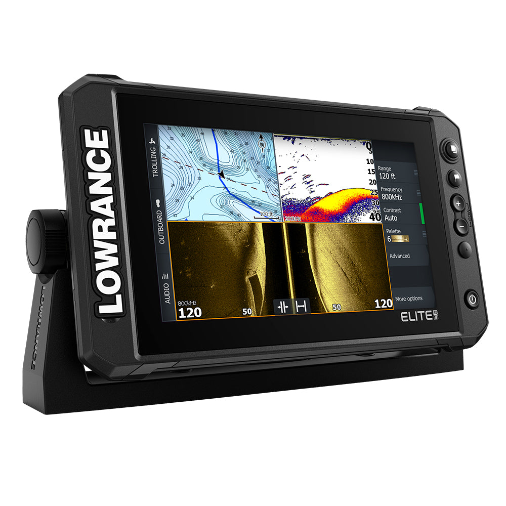 Lowrance Elite FS 9 Chartplotter/Fishfinder w/Active Imaging 3-in-1 Transom Mount Transducer [000-15692-001] | GPS - Fishfinder Combos by Lowrance 