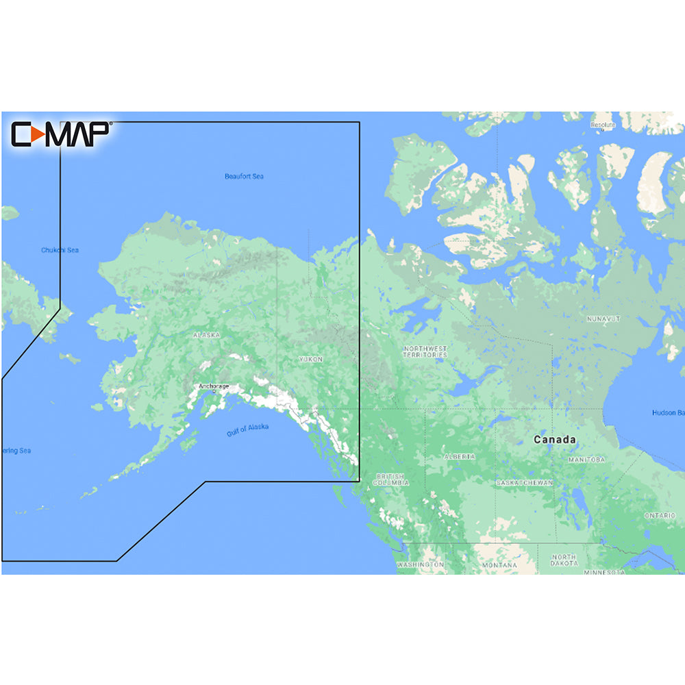 C-MAP M-NA-Y208-MS Alaska REVEAL Coastal Chart [M-NA-Y208-MS] | C-Map Reveal by C-MAP 