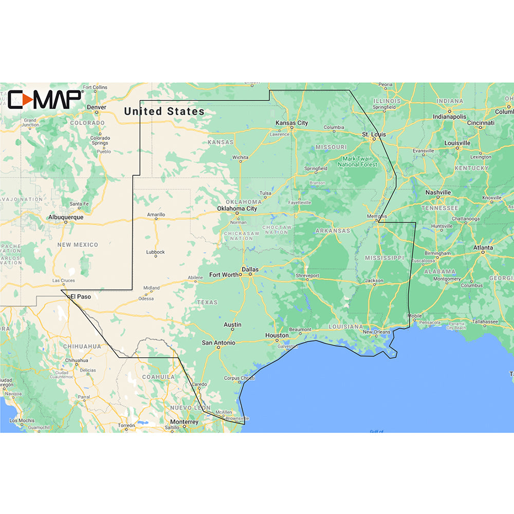 C-MAP M-NA-Y215-MS US Lakes South Central REVEAL Inland Chart [M-NA-Y215-MS] | C-Map Reveal by C-MAP 