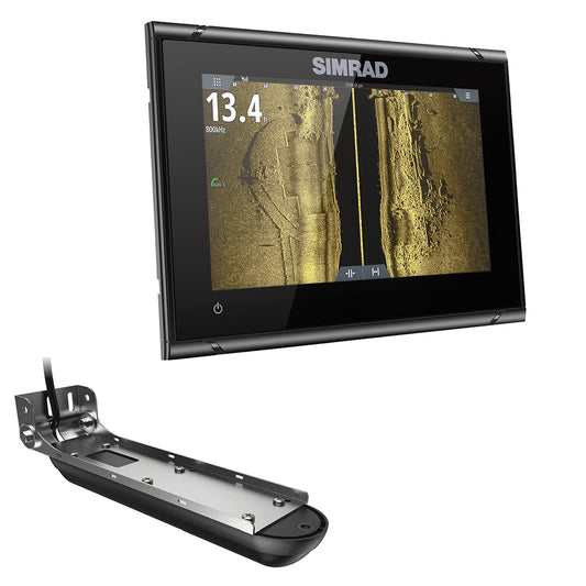 Simrad GO7 XSR Chartplotter/Fishfinder w/Active Imaging 3-in-1 Transom Mount Transducer  C-MAP Discover Chart [000-14838-002] | GPS - Fishfinder Combos by Simrad 