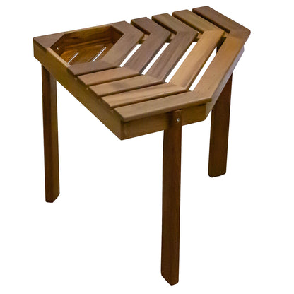 Whitecap Shower/Corner Stool - Teak [63106]