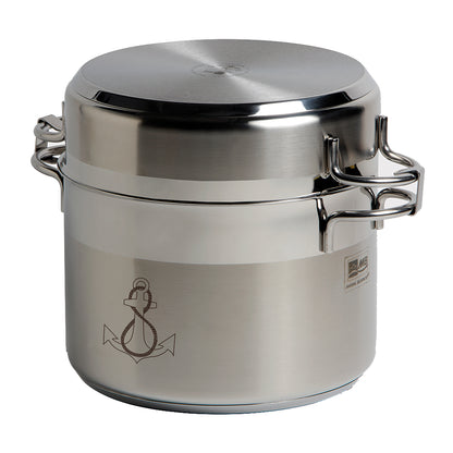 Marine Business Kitchen Cookware Pan Set Self-Containing - Stainless Steel - Set of 8 [20001]