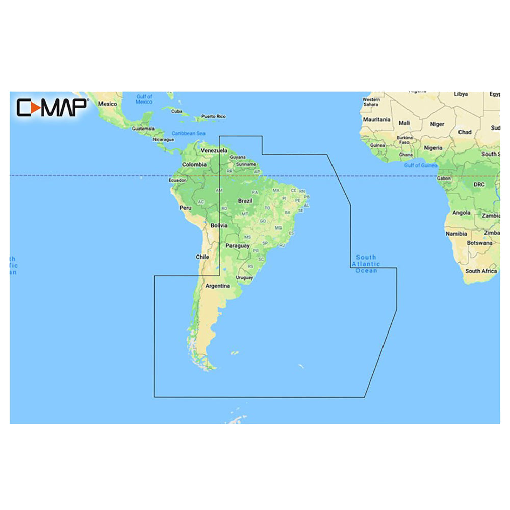 C-MAP REVEAL Chart - South America - East Coast [M-SA-Y501-MS] | C-Map Reveal by C-MAP 