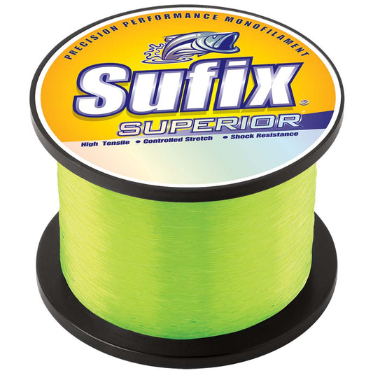 Sufix Superior Hi-Vis Yellow Monofilament - 130lb - 820 yds [647-700]