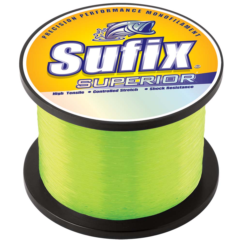 Sufix Superior Hi-Vis Yellow Monofilament - 100lb - 2405 yds [650-300]