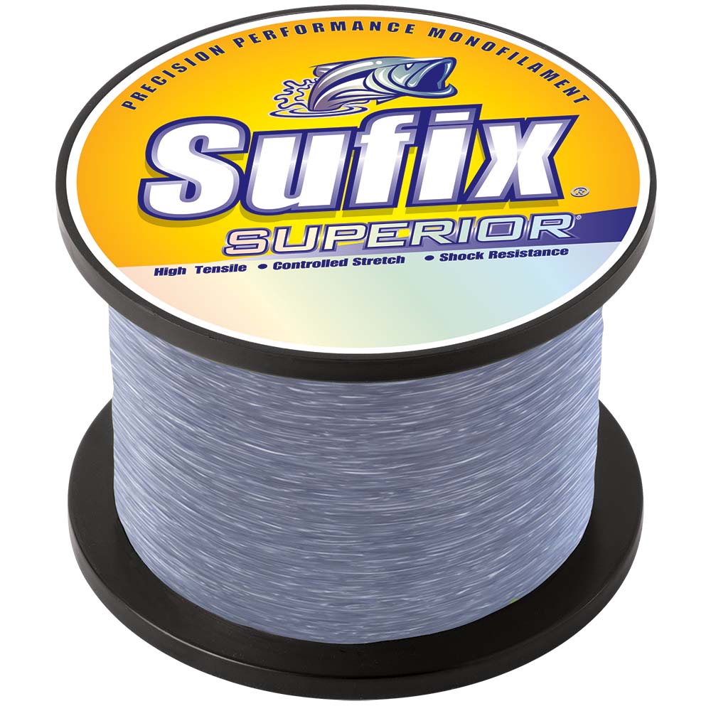 Sufix Superior Smoke Blue Monofilament - 80lb - 1445 yds [647-980]