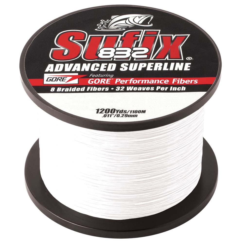 Sufix 832 Advanced Superline Braid - 6lb - Ghost - 1200 yds [660-306GH]