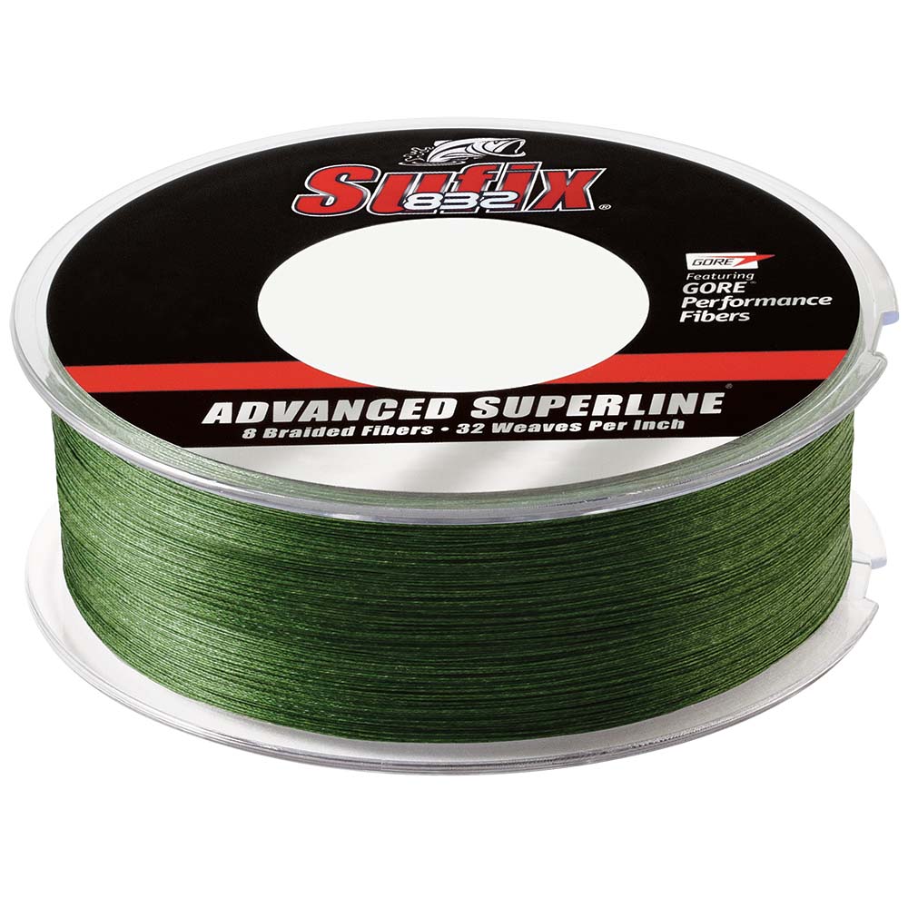 Sufix 832 Advanced Superline Braid - 20lb - Low-Vis Green - 600 yds [660-220G]