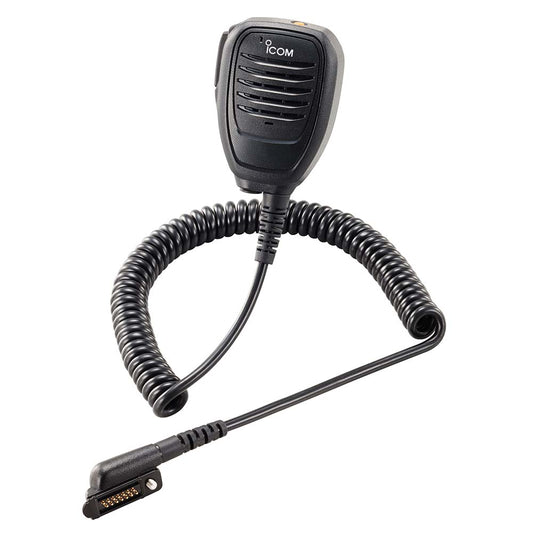 Icom HM-222H Waterproof Speaker Mic w/3.5mm Accessory Jack  14-Pin Connector [HM222H] | Accessories by Icom 