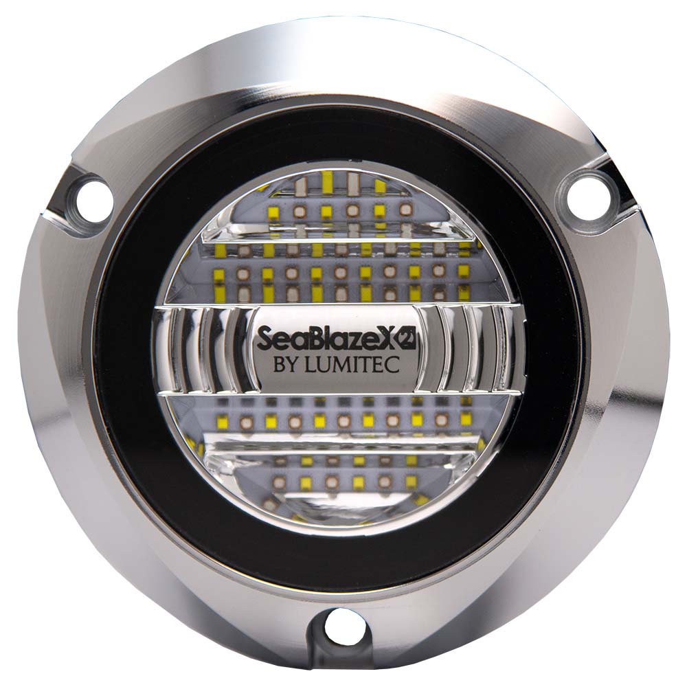 Lumitec Seablaze X2 Spectrum Underwater Light RGBW Polished Housing [101591]