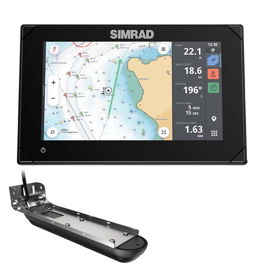 Simrad NSX 3007 7" Combo Chartplotter  Fishfinder w/Active Imaging 3-in-1 Transducer [000-15365-001] | GPS - Fishfinder Combos by Simrad 