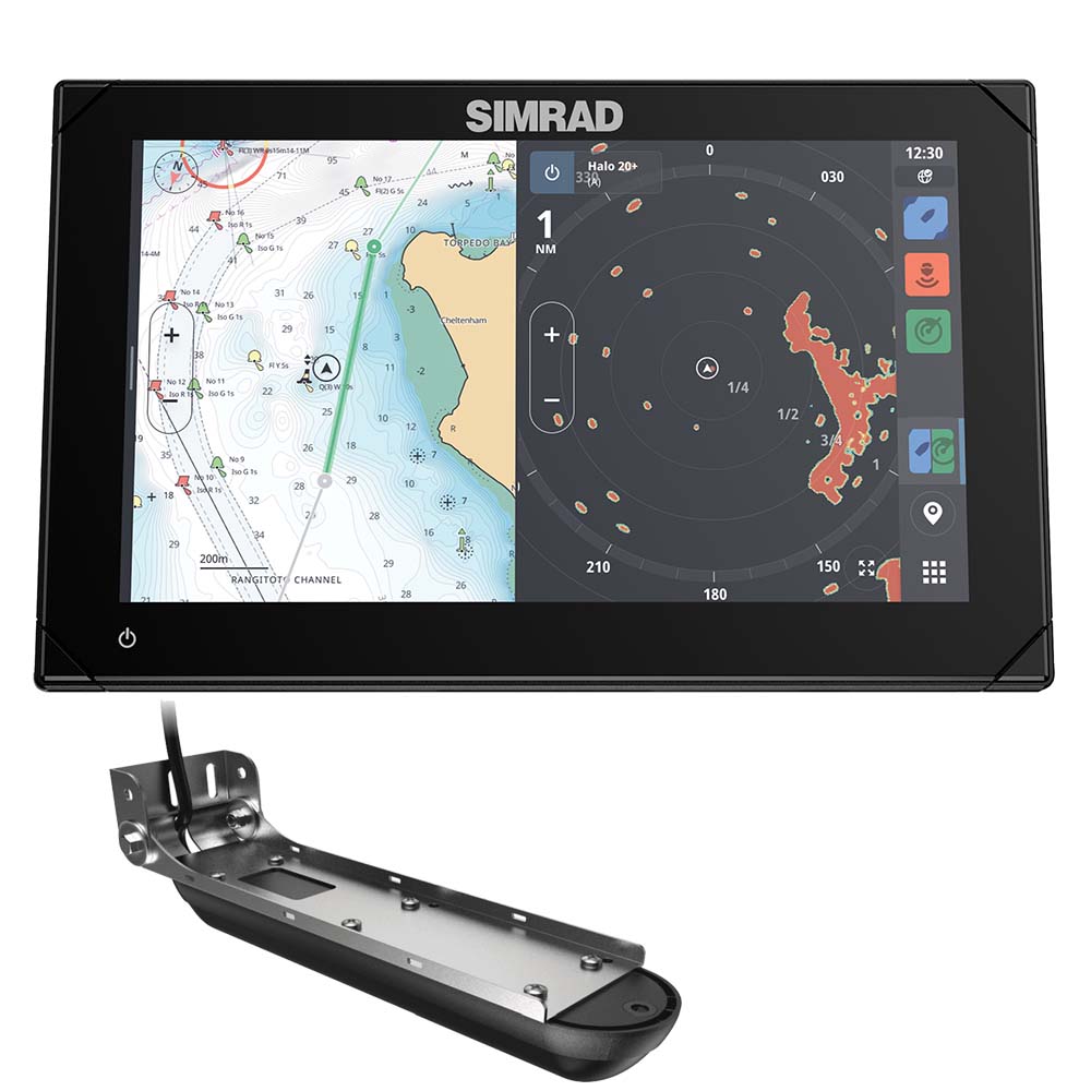 Simrad NSX 3009 9" Combo Chartplotter  Fishfinder w/Active Imaging 3-in-1 Transducer [000-15366-001] | GPS - Fishfinder Combos by Simrad 