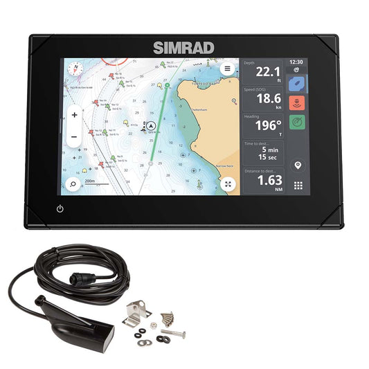 Simrad NSX 3007 7" Combo Chartplotter  Fishfinder w/HDI Transducer [000-15371-001] | GPS - Fishfinder Combos by Simrad 