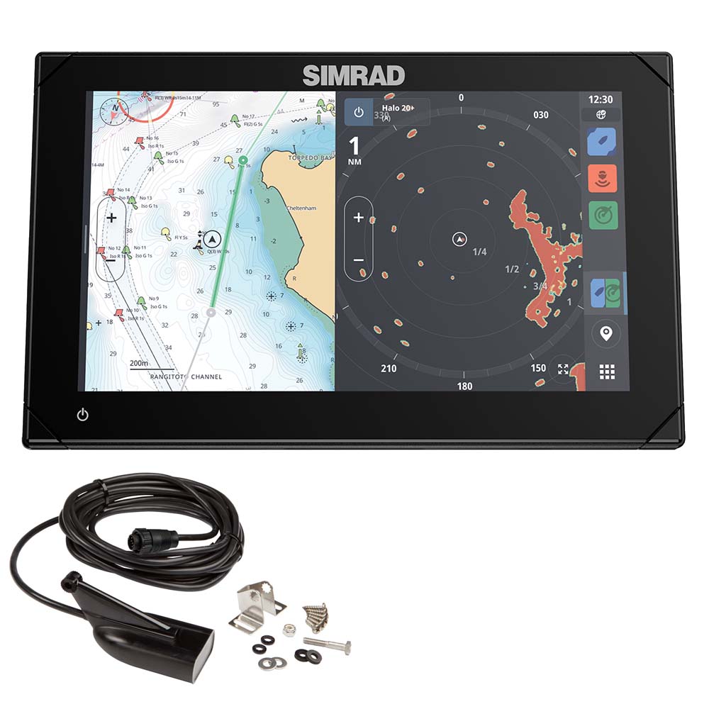 Simrad NSX 3009 9" Combo Chartplotter  Fishfinder w/HDI Transducer [000-15372-001] | GPS - Fishfinder Combos by Simrad 