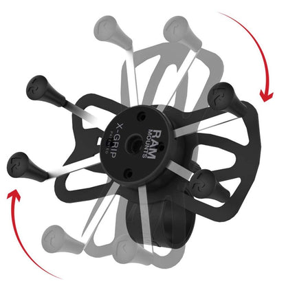 RAM Mount RAM X-Grip Large Phone Mount w/RAM Tough-Strap Handlebar Base