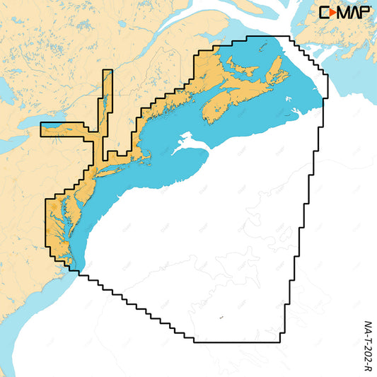 C-MAP REVEAL X - Nova Scotia to the Chesapeake Bay [M-NA-T-202-R-MS] | C-Map Discover x / Reveal X by C-MAP 