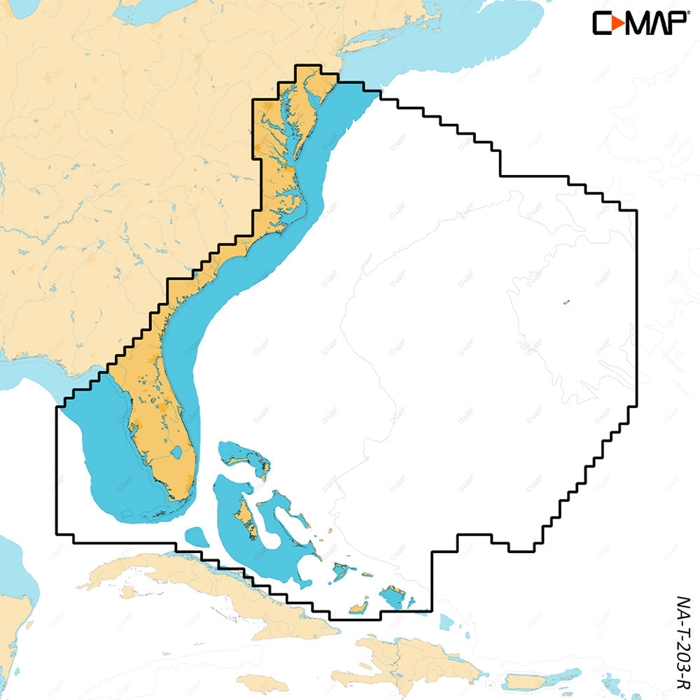 C-MAP REVEAL X - Chesapeake Bay to the Bahamas [M-NA-T-203-R-MS] | C-Map Discover x / Reveal X by C-MAP 