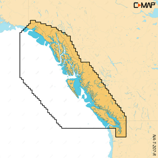 C-MAP REVEAL X - British Columbia  Puget Sound [M-NA-T-207-R-MS] | C-Map Discover x / Reveal X by C-MAP 