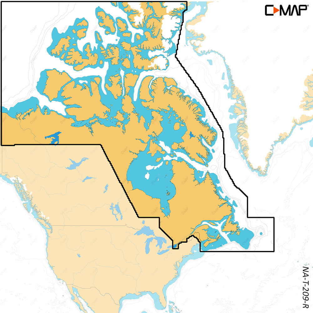 C-MAP REVEAL X - Canada North  East [M-NA-T-209-R-MS] | C-Map Discover x / Reveal X by C-MAP 