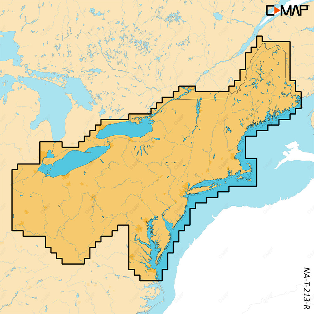 C-MAP REVEAL X - U.S. Lakes North East [M-NA-T-213-R-MS] | C-Map Discover x / Reveal X by C-MAP 