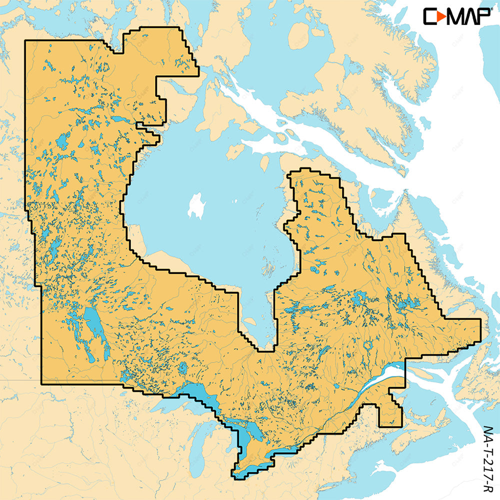 C-MAP REVEAL X - Canada Lakes Insight East HD [M-NA-T-217-R-MS] | C-Map Discover x / Reveal X by C-MAP 