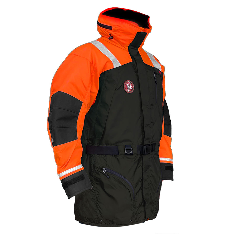 First Watch AC-1100 Flotation Coat - Hi-Vis Orange/Black - XXL [AC-1100-OB-XXL]