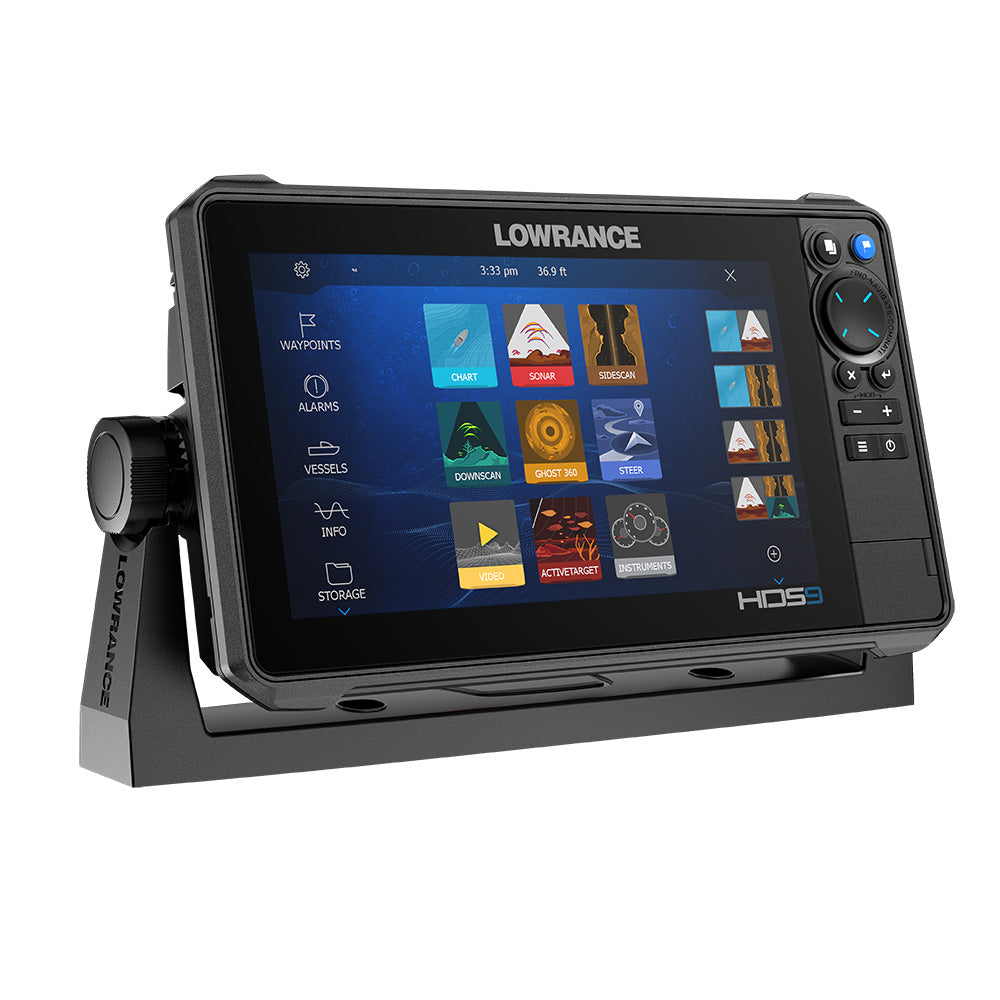 Lowrance HDS PRO 9 - w/ Preloaded C-MAP DISCOVER OnBoard - No Transducer [000-15996-001] | GPS - Fishfinder Combos by Lowrance 