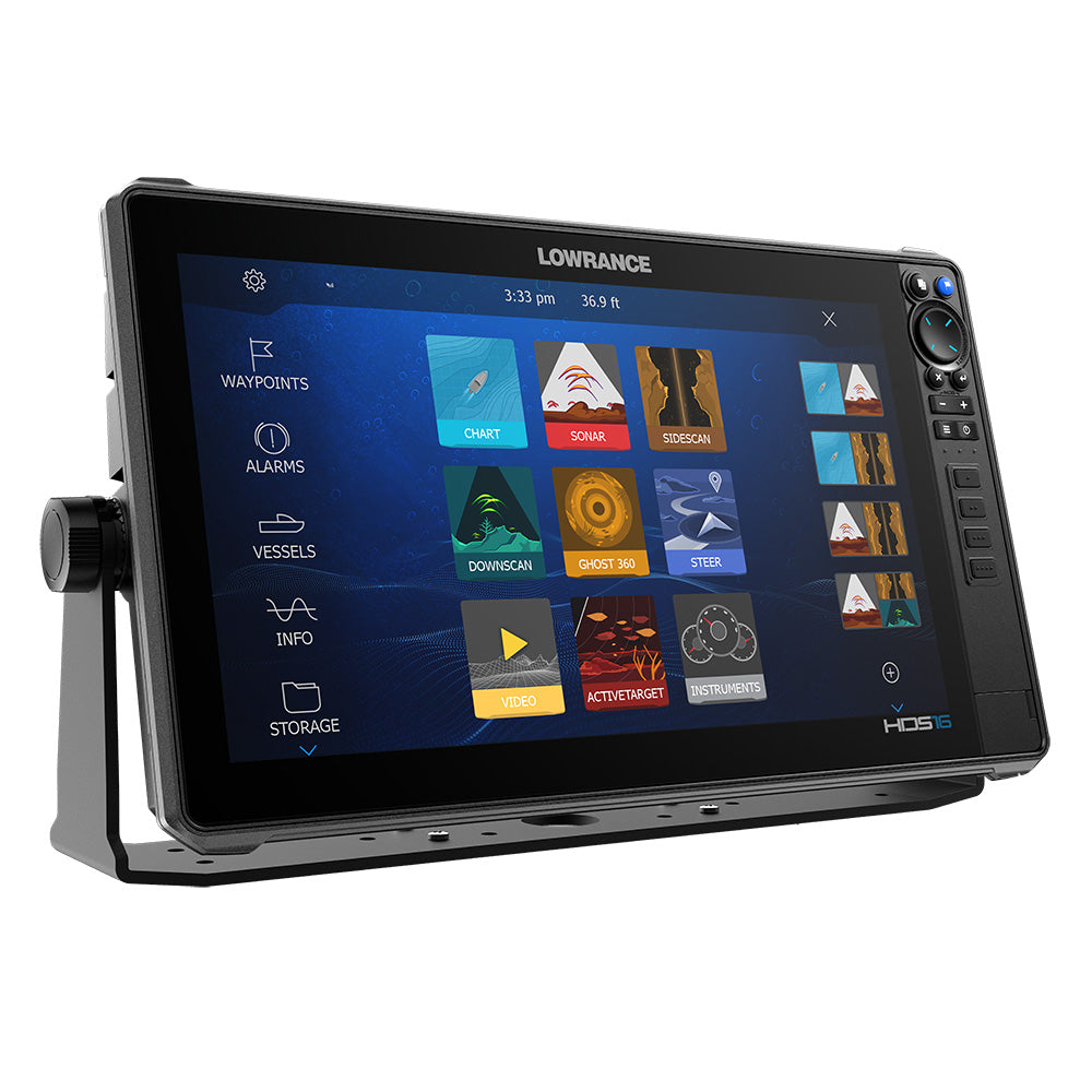 Lowrance HDS PRO 16 - w/ Preloaded C-MAP DISCOVER OnBoard - No Transducer [000-16005-001] | GPS - Fishfinder Combos by Lowrance 