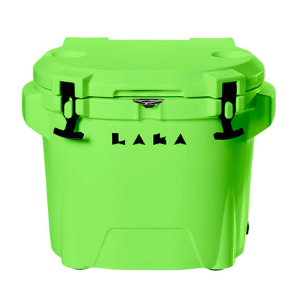 LAKA Coolers 30 Qt Cooler w/Telescoping Handle  Wheels - Lime Green [1083]
