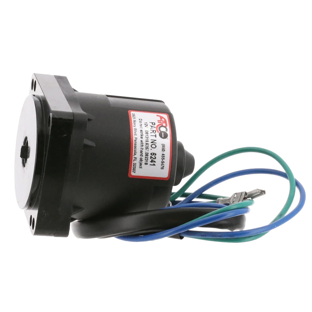 ARCO Marine Replacement Johnson/Evinrude Tilt Trim Motor - 2-Wire, 4 Bolt, Flat Blade Shaft [6241]