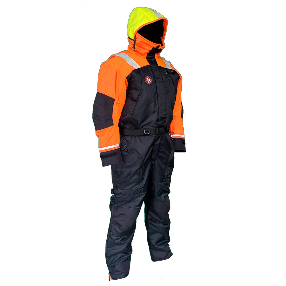 First Watch Anti-Exposure Suit Hi-Vis - Orange/Black - XL [AS-1100-OB-XL]