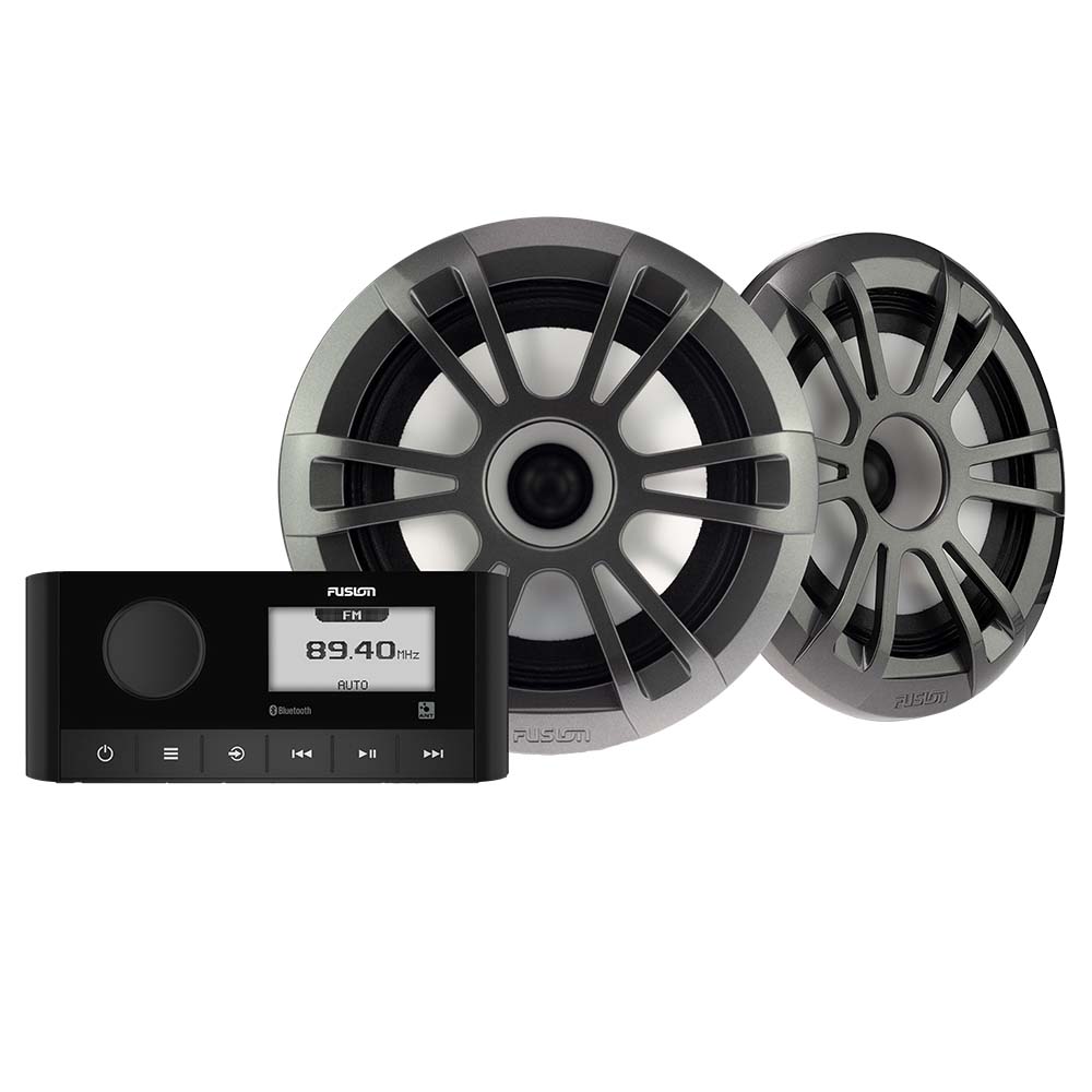 Fusion MS-RA60  6.5" EL Sports Speaker Kit - Grey Speakers [010-02405-61] | Stereos by Fusion 