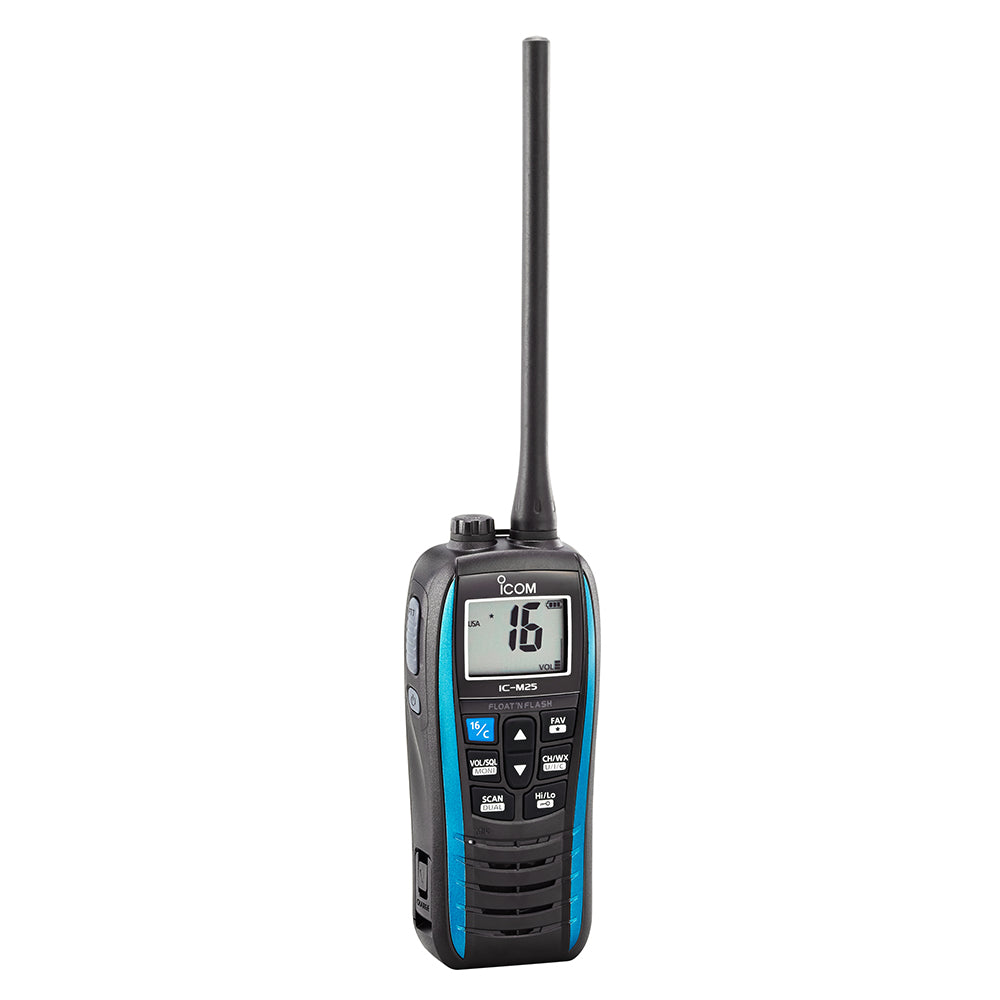 Icom M25 Floating Handheld VHF Marine Radio - 5W - Marine Blue [M25-51] | VHF - Handheld by Icom 