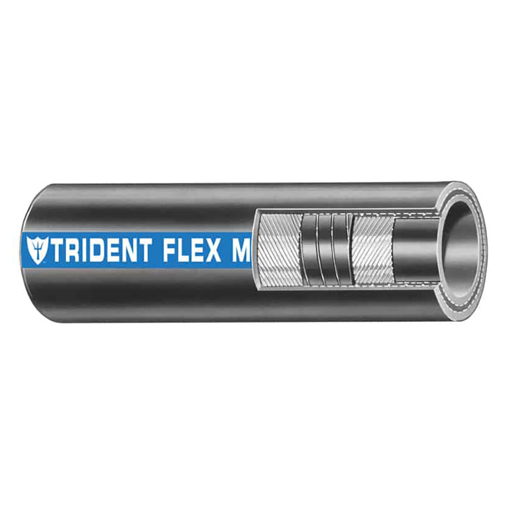 Trident Marine 3/4" Flex Marine Wet Exhaust  Water Hose - Black - Sold by the Foot [100-0346-FT] | Fuel Systems by Trident Marine 