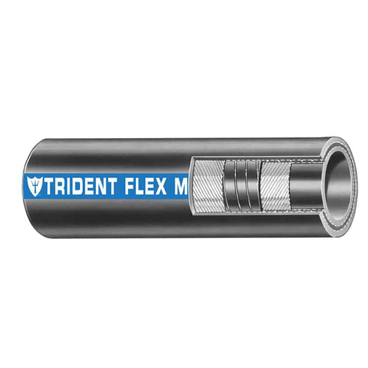 Trident Marine 1" Flex Marine Wet Exhaust  Water Hose - Black - Sold by the Foot [100-1006-FT] | Fuel Systems by Trident Marine 