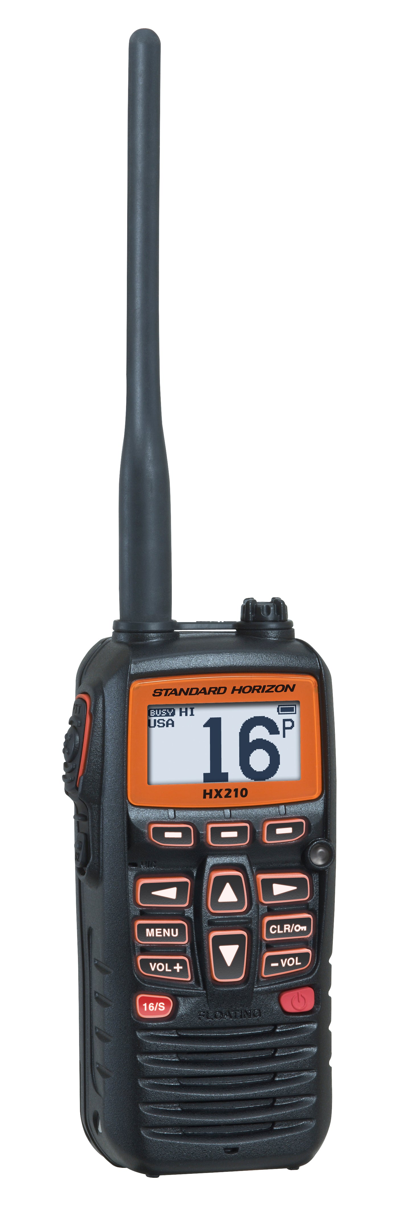 Standard Horizon HX210 6W Floating Handheld Marine VHF Transceiver